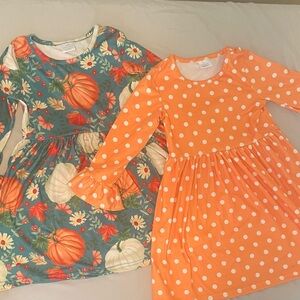Two dresses size 4-5. Super cute. Great condition